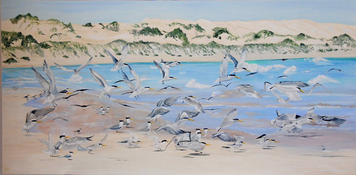 painting gunya beach